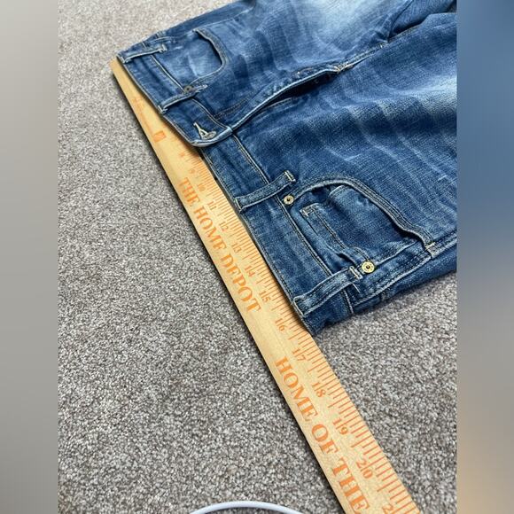 Y2K rodeo versatile Abercrombie & Fitch distressed skinny jeans womens sz 6 28w - Picture 9 of 14